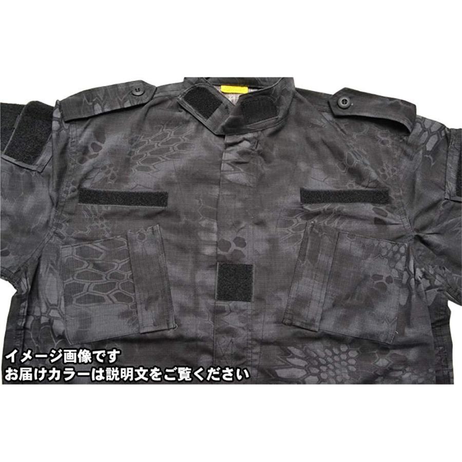 迷彩服 BWOLF 戦闘服 上下セット アーミーコンバットユニフォーム MultiCam Black マルチカムブラック迷彩|million|08