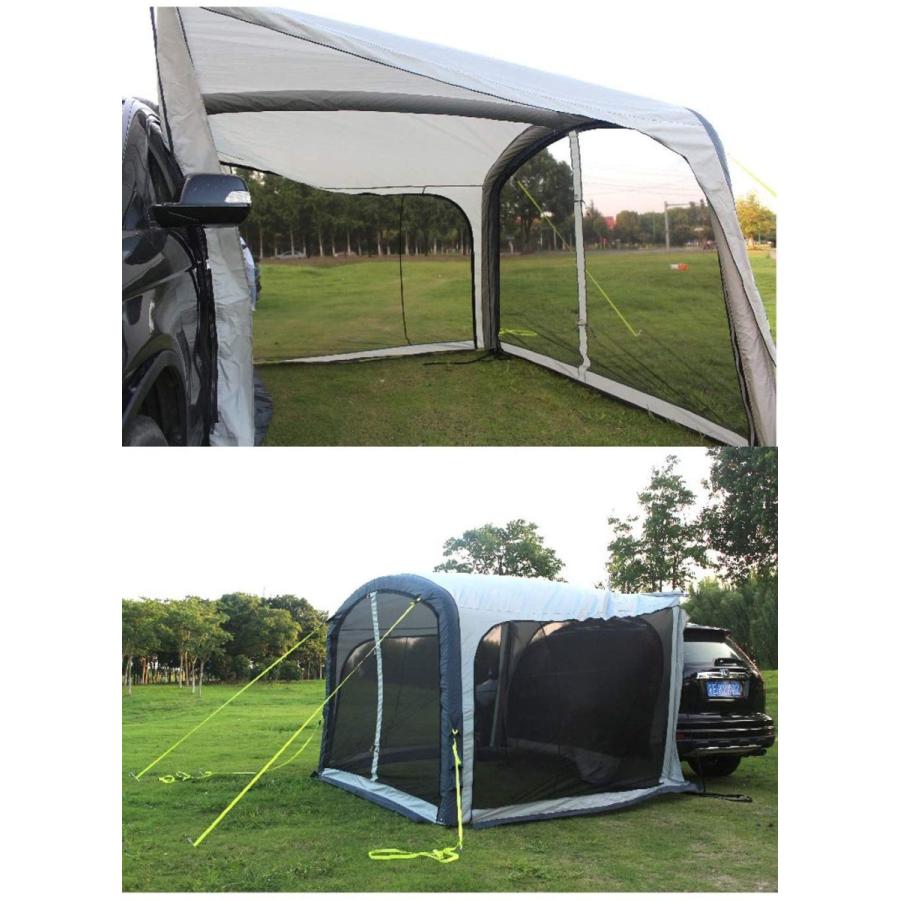 正規 ② オーニングテント 訳あり サイドテント 2.8m ルーフレール用