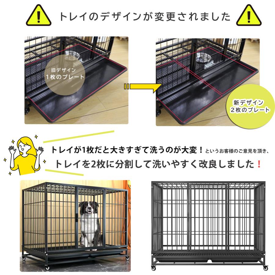 ペットゲージ キャスター付 スチール製 折り畳み 犬 ケージ 天井 ペットゲージ キャスター付 スチール製 折り畳み 犬 ケージ 天井