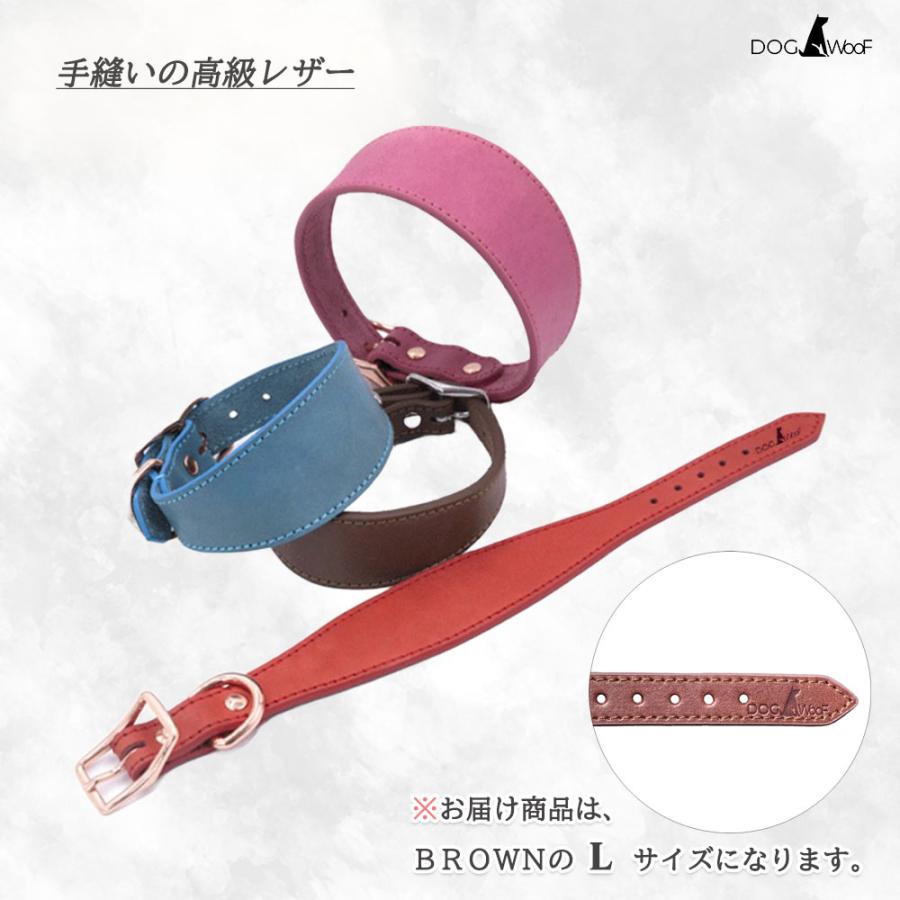 首輪 イタグレ ミニピン ウィペット サルーキ 専用首輪 長さ48cm 幅6cm