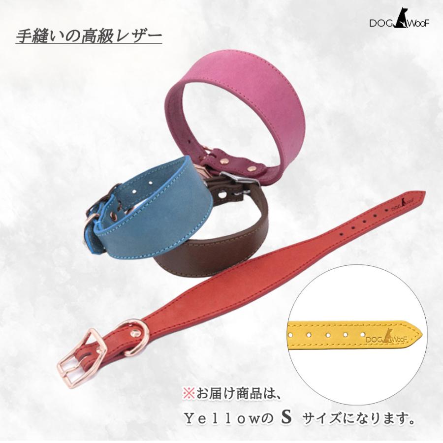 首輪 イタグレ ミニピン ウィペット サルーキ 専用首輪 長さ35cm 幅4cm