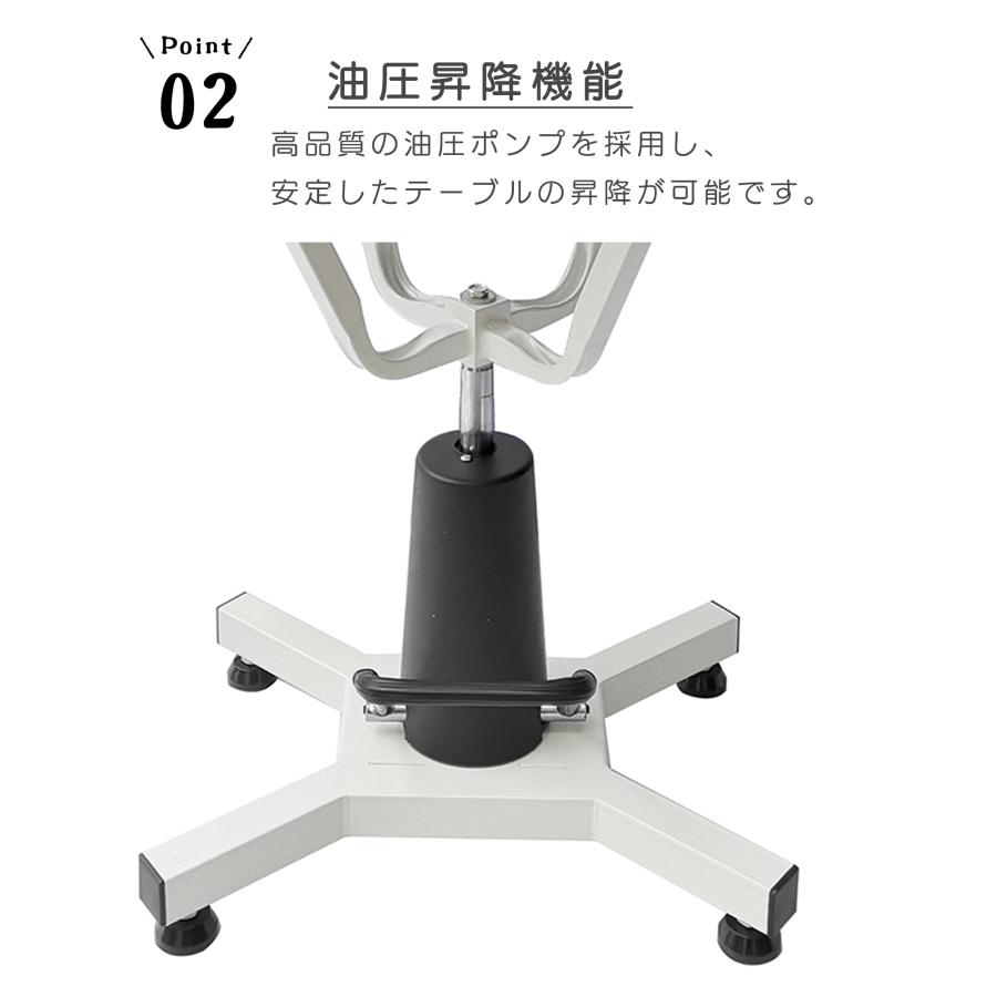 トリミングテーブル 油圧式  アーム付属 小型・中型犬対応 台面：横幅81cm×奥行き52cm【HT-3C】 |  | 02