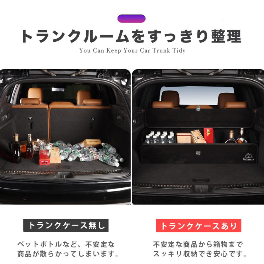 ラゲッジボックス 車用収納ボックス トランク 収納 大容量 ラゲッジ