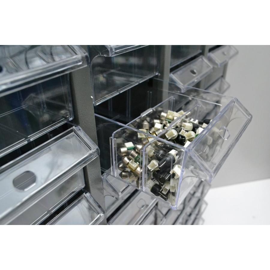 スチール製 パーツキャビネット 部品 収納 パーツケース ボルト棚 工具