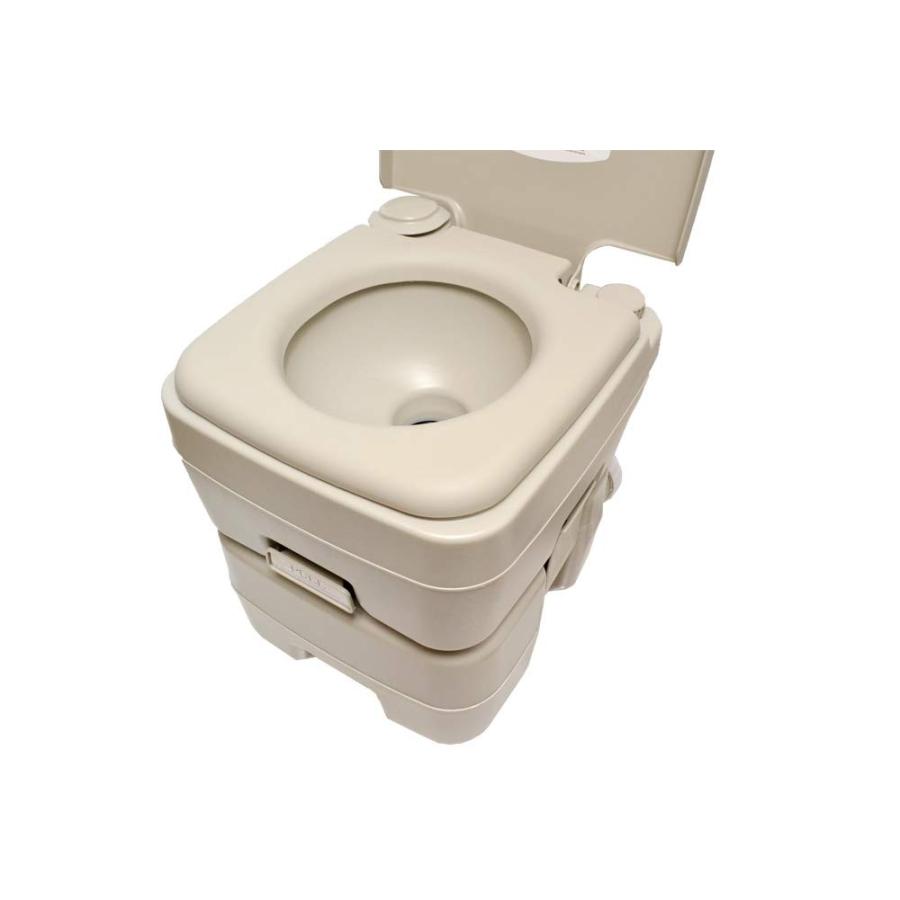 簡易ポータブル水洗トイレ 簡易トイレ タンク 20L 災害 キャンプに