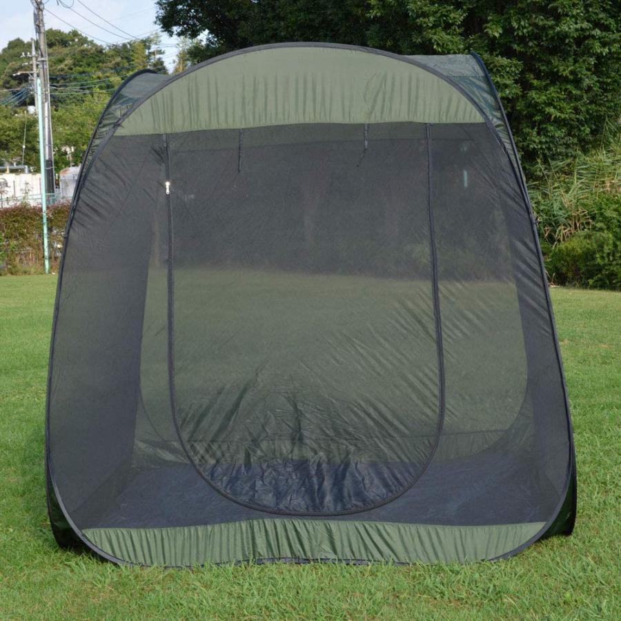 大型 ポップアップテント メッシュテント 蚊帳 蚊帳テント