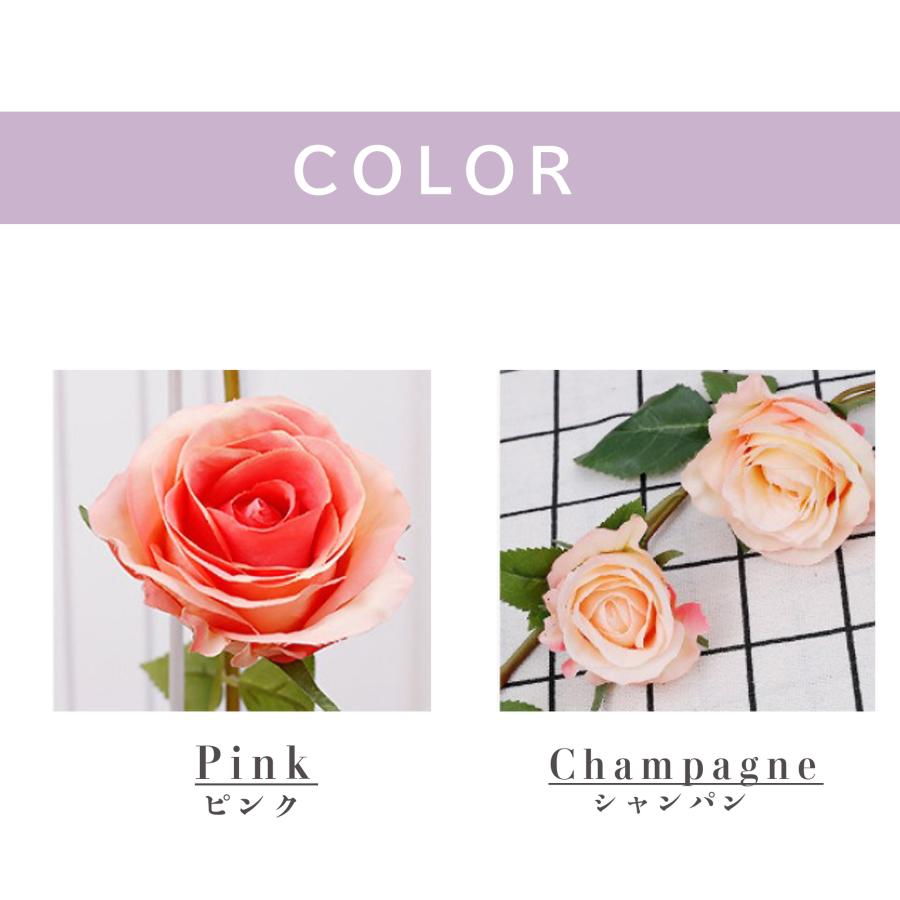 フェイクフラワー 造花 薔薇のガーランド 全長150cm 吊り下げ リアル