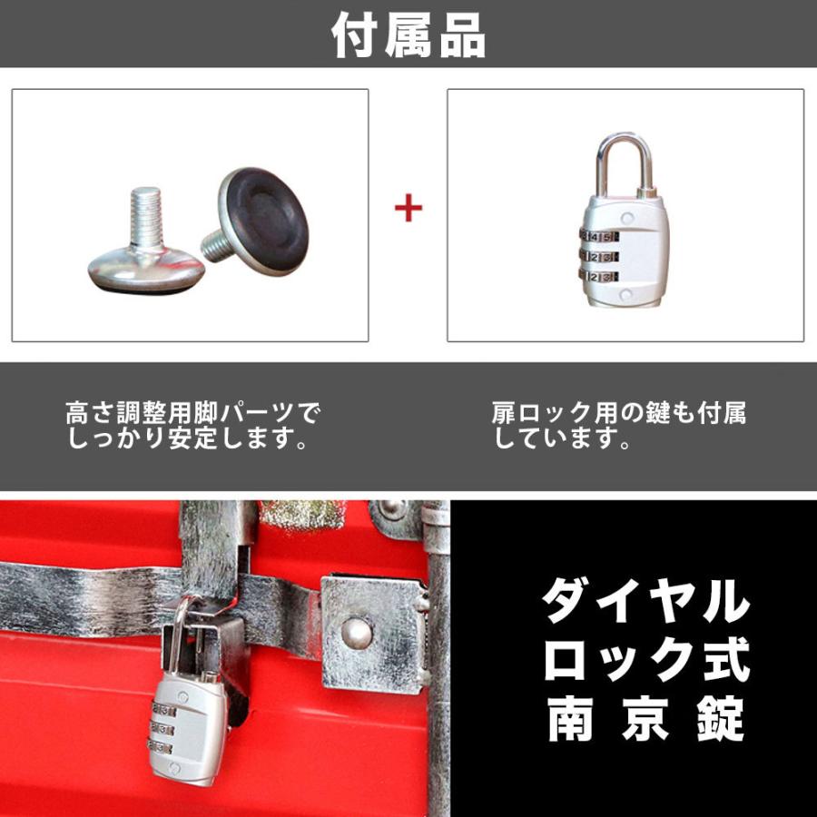 コンテナボックス 金属製 スチールコンテナ ミニキャビネット 海上