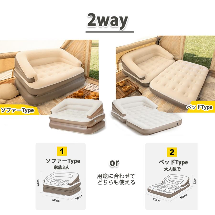 [新品・送料無料]エアー ソファ ベッド 2人掛け 楽天市場】エアーソファ ベッド 2人掛け 空気 変形 ローソファ