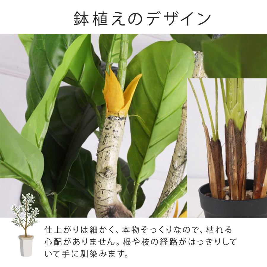 フェイクグリーン 観葉植物 リアル 人工観葉植物 高さ180cm オウギ