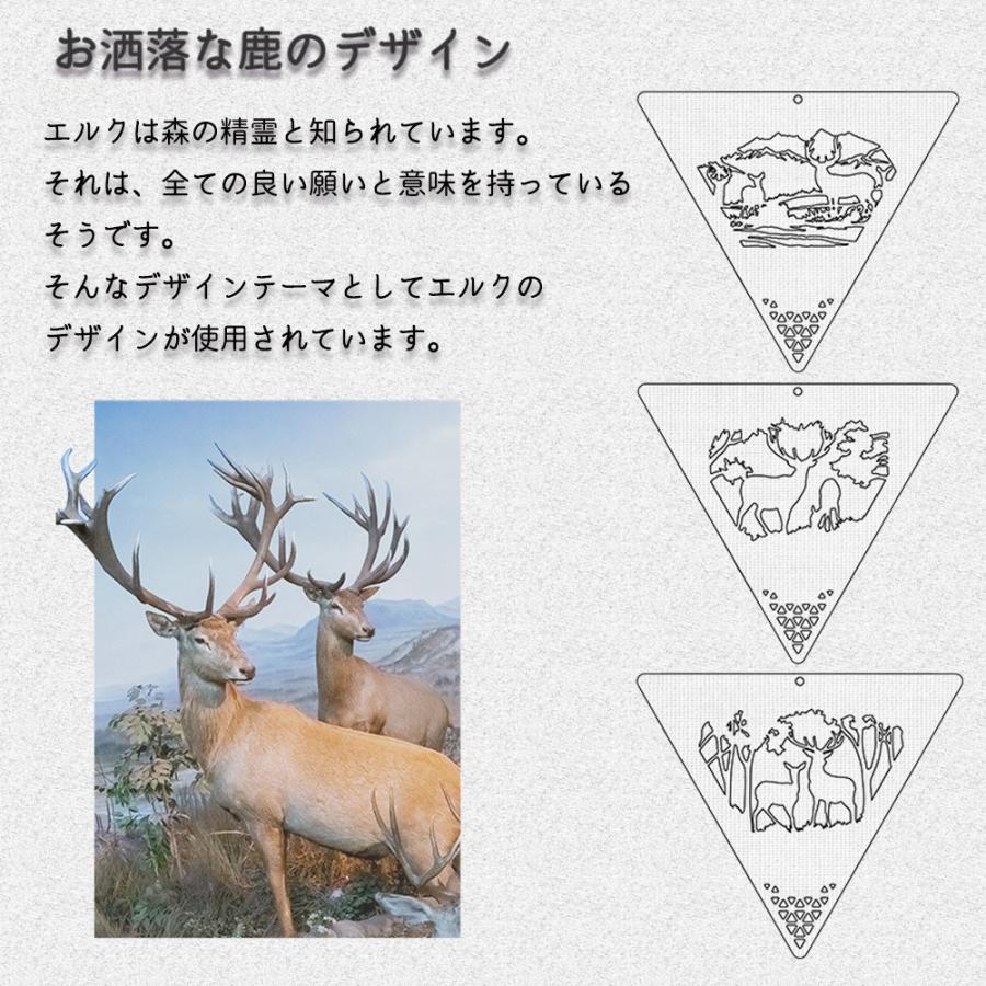 焚き火台 吊り下げ 折りたたみ式 鹿の切り絵仕様 ステンレス鋼