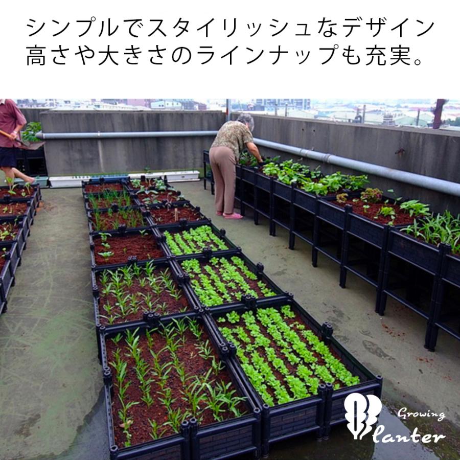 足付き花壇 2個セット 高床式 ガーデンプランター プラスチック製 足付き花壇 2個セット 高床式 ガーデンプランター プラスチック