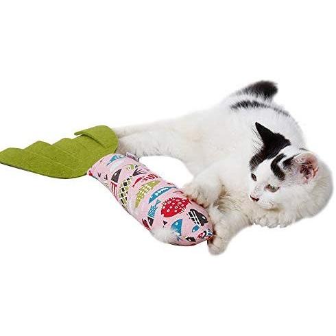 猫おもちゃ またたび ぬいぐるみ 猫トイ またたびおもちゃ 魚おもちゃ 肥満解消 ストレス解消 爪磨き 天然素材 猫ミント内蔵 グリーン Sagaretxe Net