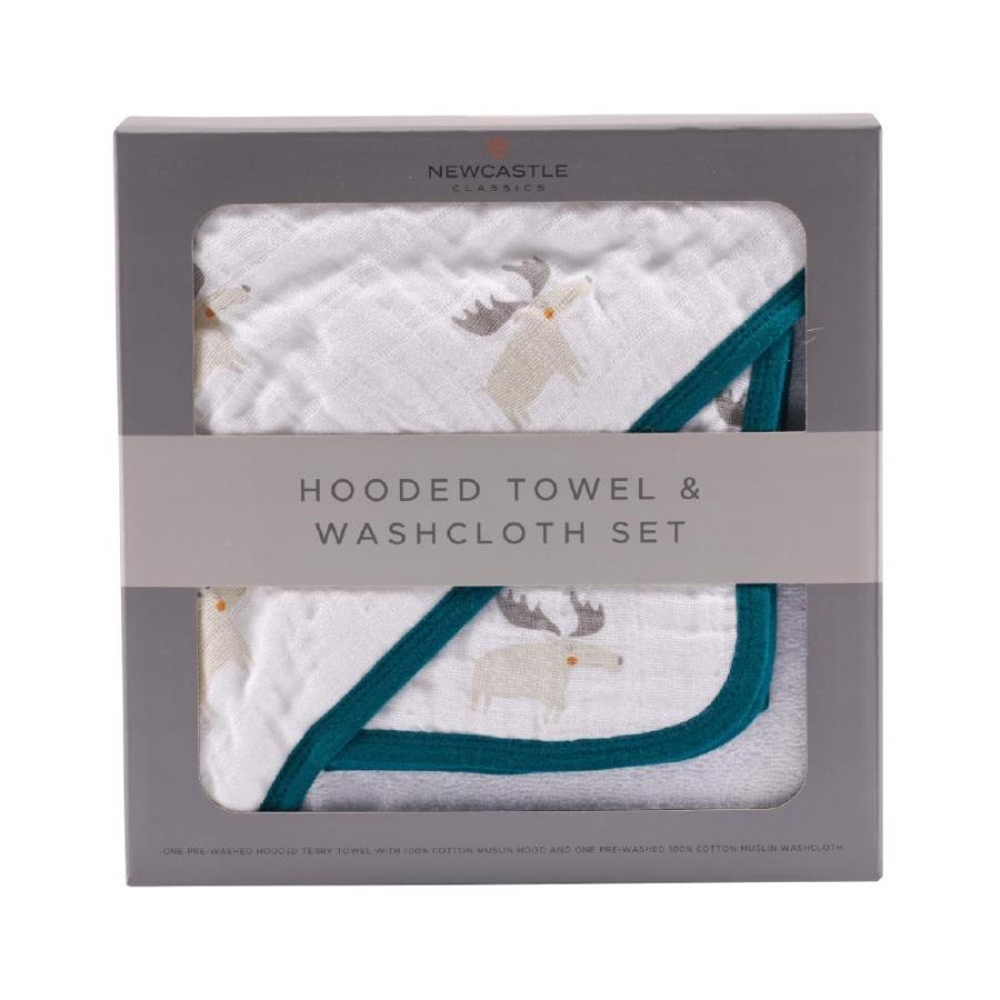 Newcastle Classics ニューキャッスルクラシックス フードタオル ウォッシュクロスセット コットンモスリン 日本正規品フー Sagaretxe Net