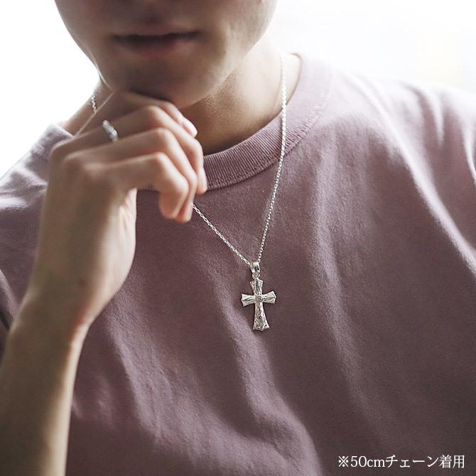 商い シルバー925 クロス ネックレス 十字架 ペンダント チェーン 50cm 付き ペンダント ネックレス シルバー925 クロス 十字架 チェーン 50cm