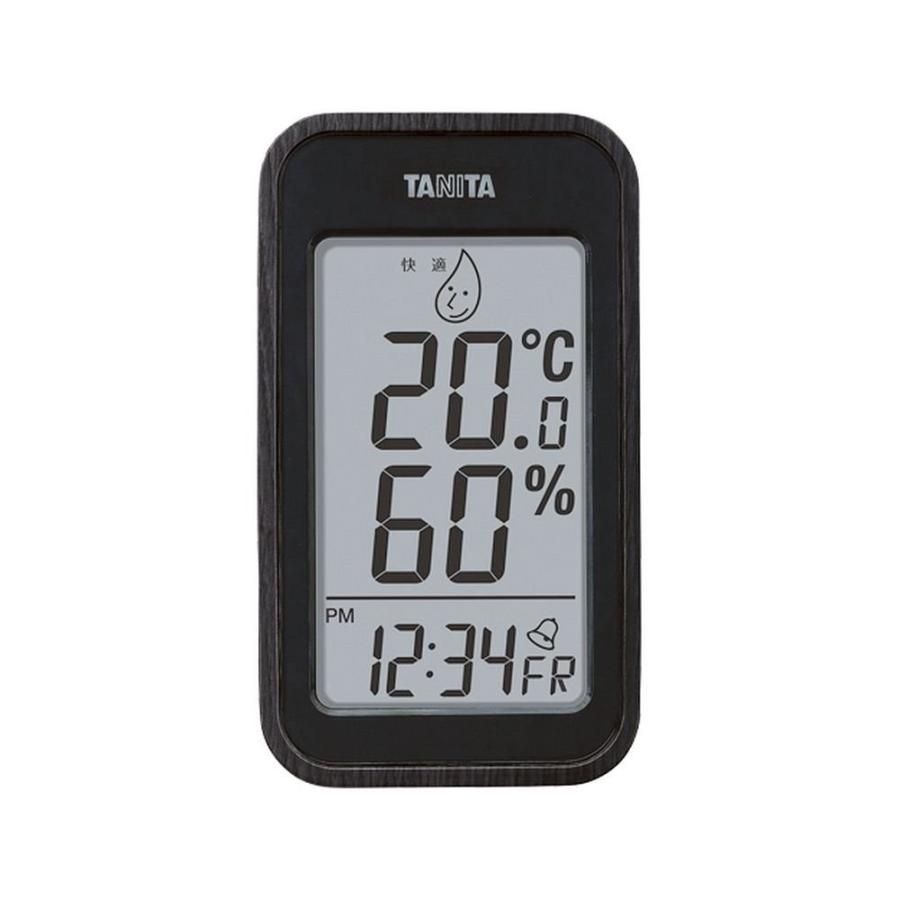 新品 タニタ デジタル温湿度計 ブラック TT-572BK まとめ買い3個セット 温湿度計
