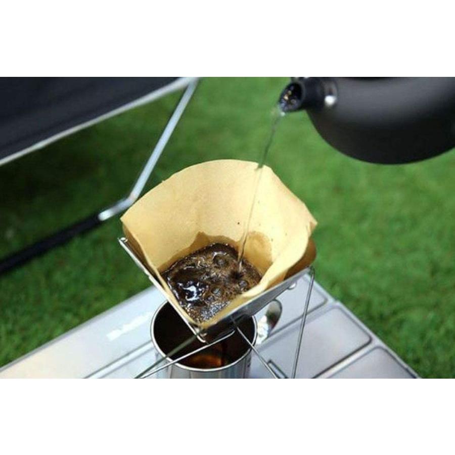 キャンプ アウトドア コーヒー ドリッパー ドリップ 卓抜 折りたたみ 式 かっこいい コーヒーフィルター インスタ映え おしゃれ ソロキ 焚火台