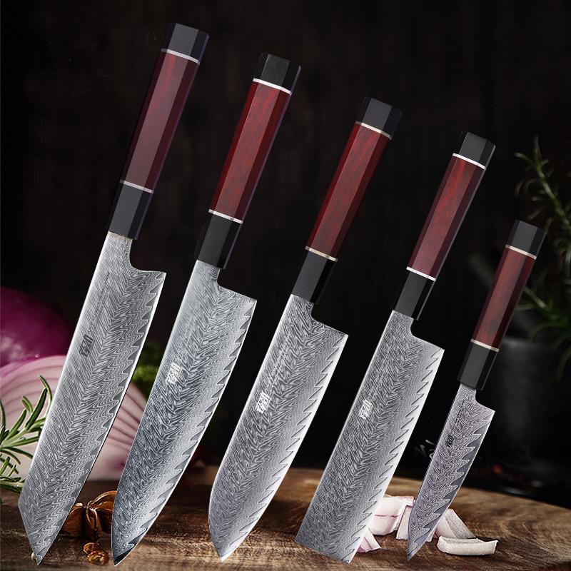 セット ナイフ ダマスカス キッチン 台所用品 シェフ ダマスカス鋼 ダマスカス鋼 ナイフ Store Millreef Mr 三徳