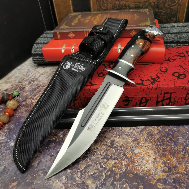 ナイフ アウトドア ハンティングナイフ レスキューナイフ :YN002401