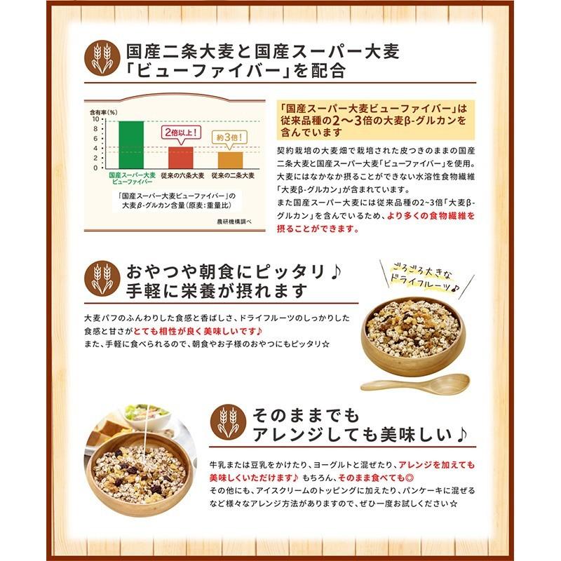 ダイエット 国産二条大麦と国産スーパー大麦ビューファイバー配合 大麦フルーツグラノーラ 国産スーパー大麦配合 6箱セット 食物繊維 1080 ミル総本社ヤフー店 通販 Yahoo ショッピング