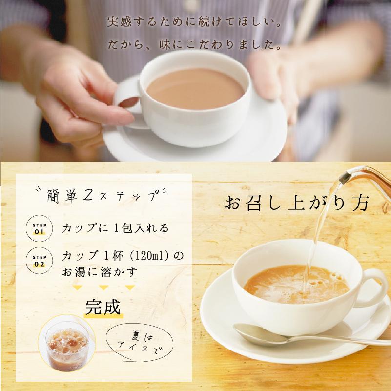 ミルクティー お試し メール便送料無料 アンベリール・ミルクティー5包 1杯あたり184円コラーゲン プラセンタ プロテオグリカン 食物繊維 ダイエット |  | 11