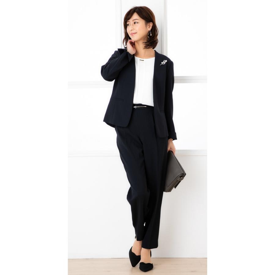 入学式 スーツ 母親 入園式 パンツスーツ ママ 卒業式 卒園式 服装 セレモニー ビジネス レディース 30代 40代 50代 60代 お仕事ママ 4テンスーツ M1003st Milulu ミルル 通販 Yahoo ショッピング