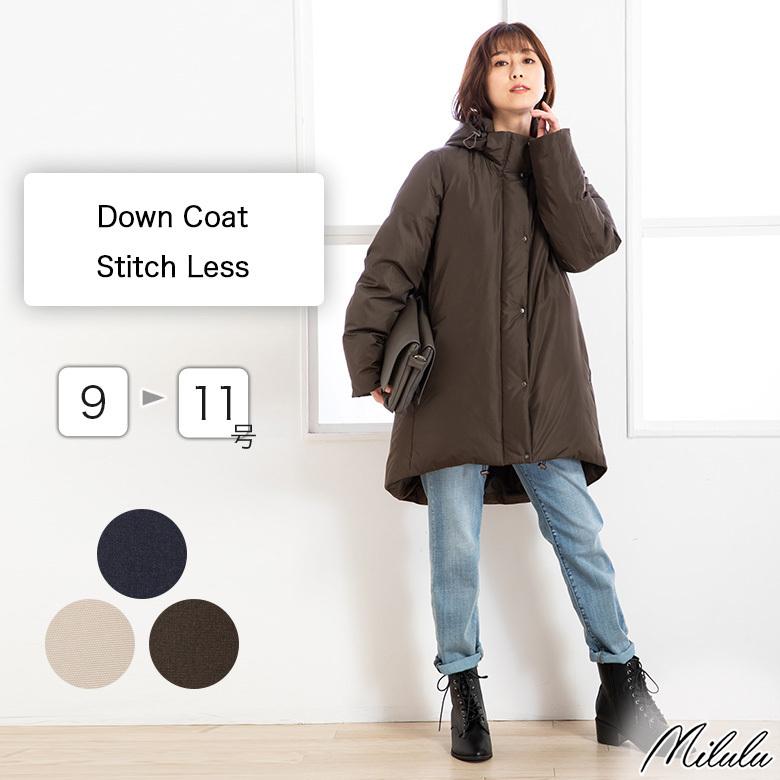 コート レディース 冬 秋 きれいめ 暖かい アウター ジャケット ハーフコート オーバーサイズ ダウンンコート ゆったり フード 取り外し コクーン ベージュ Mct0 Milulu ミルル 通販 Yahoo ショッピング