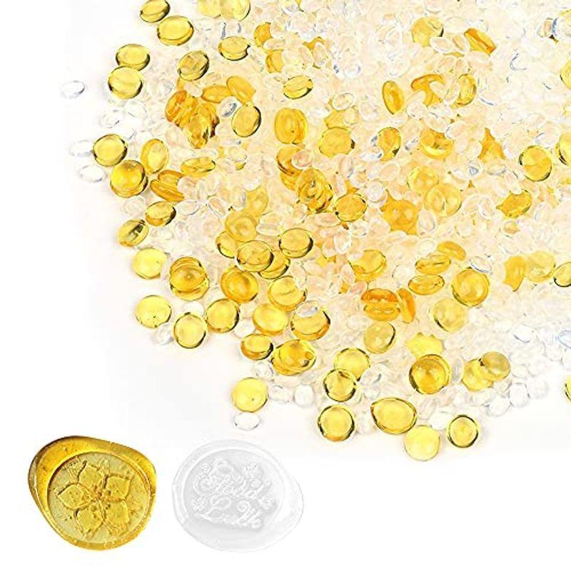 シーリングワックス 小粒 封蝋 琥珀色 透明白 シーリングスタンプ用 ティーキャンドル 招待状 告白 手紙 祝福 メッセージカード 手 91 Off 装飾