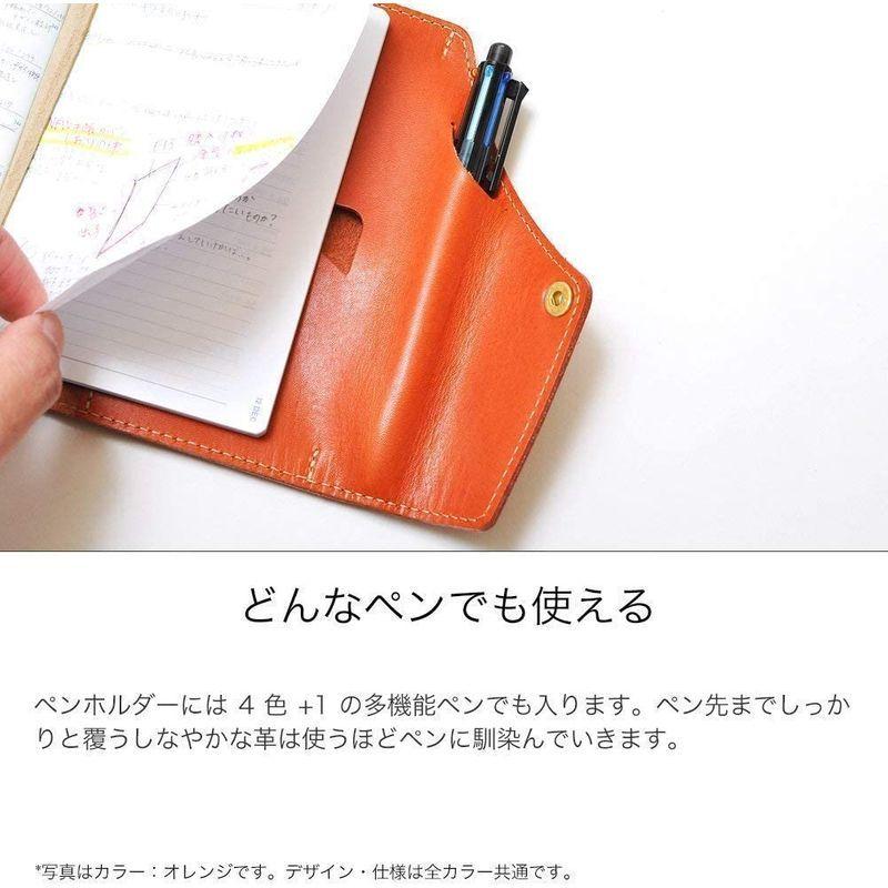 HUKURO 手帳カバー 本当に使える A5 本革 メンズ レディース 日本製 ブラウン｜mimami｜08