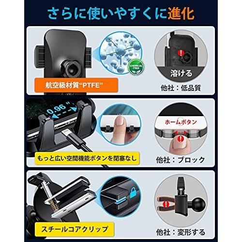 車載ホルダー Vanmass スマホホルダー 2in1 粘着ゲル吸盤 エアコン吹き出し口式兼用 安定性 グレー 4 7 6 5インチ A01 Vde29g4ae Mimi雑貨shop 通販 Yahoo ショッピング