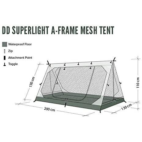 DD SuperLight - A-Frame - Mesh Tent 超軽量 簡単にパッキングできる