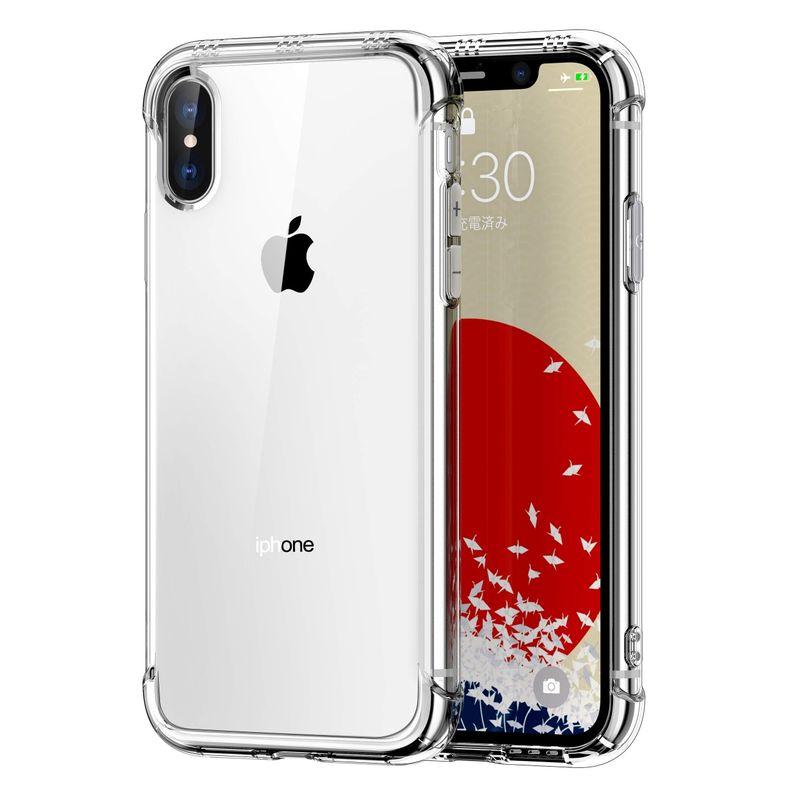 ONES 全透明 iPhoneXsMax ケース 耐衝撃 超軍用規格 『エアバッグ、半