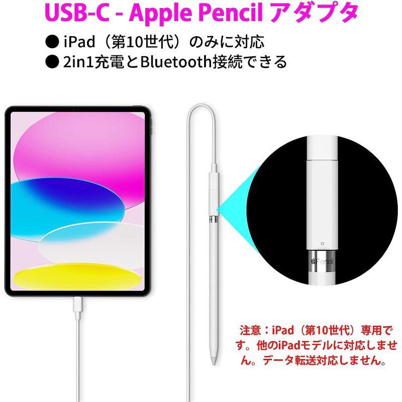 2023業界新登場Apple USB-C - Apple Pencilアダプタ iPad (第10世代 
