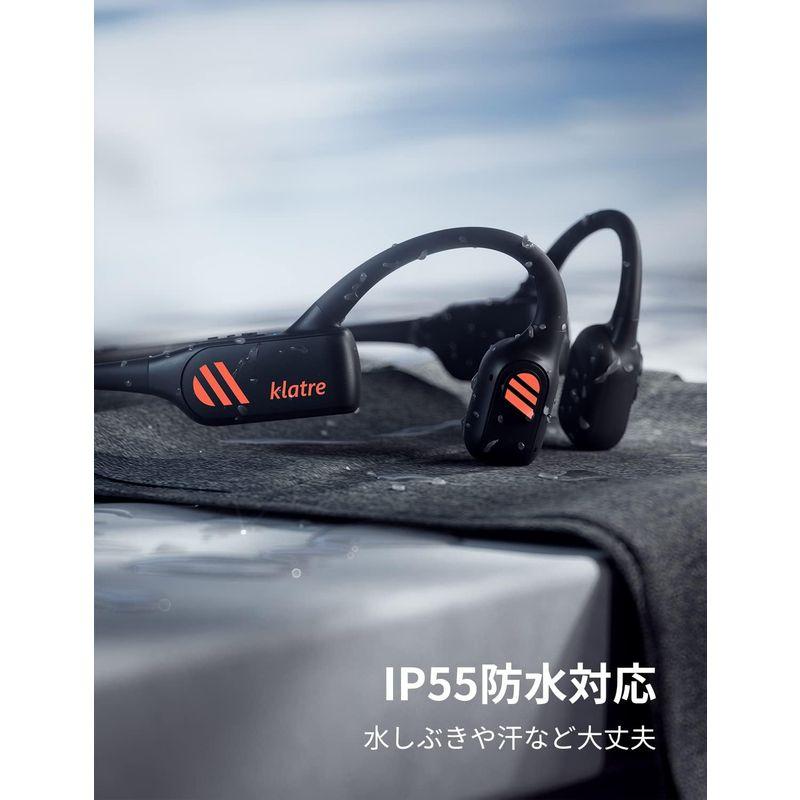 klatre 骨伝導 イヤホン 骨伝導 ヘッドホン Bluetooth5.2 ENCノイズキャンセリング マイク付き 急速充電 8時間連続使 骨伝導 イヤホン ヘッドホン Bluetooth5 ENCノイズキャンセリング マイク付き 急速充電 8時間連続使