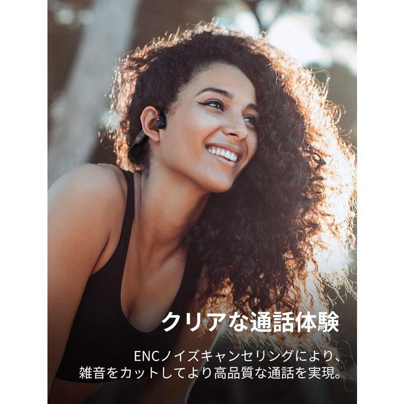 klatre 骨伝導 イヤホン 骨伝導 ヘッドホン Bluetooth5.2 ENCノイズキャンセリング マイク付き 急速充電 8時間連続使 骨伝導 イヤホン ヘッドホン Bluetooth5 ENCノイズキャンセリング マイク付き 急速充電 8時間連続使