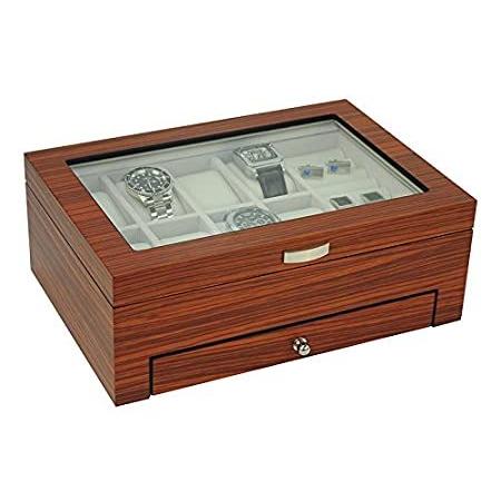 在庫即納中 特別価格エグゼクティブ ハイクラス カフスボタンケース Amp リングケース オーガナイザー メンズジュエリーボックスギフト ブラウン 好評販売中 爆買い Keuangan Rarr Sch Id