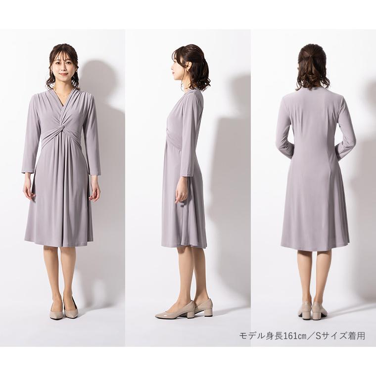 mimigrant ワンピース レディース 半袖 夏 アメリア ツイスト 