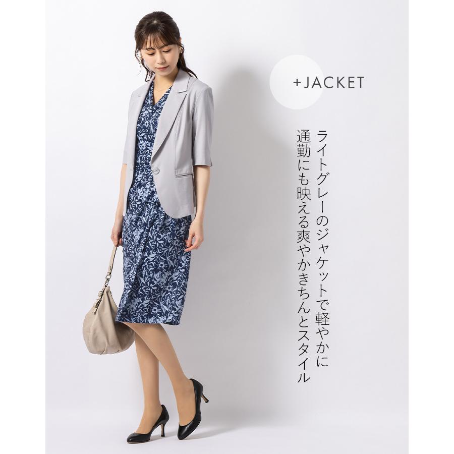 mimigrant ワンピース ソフィア セミラップ シルエットフローラ opc3a