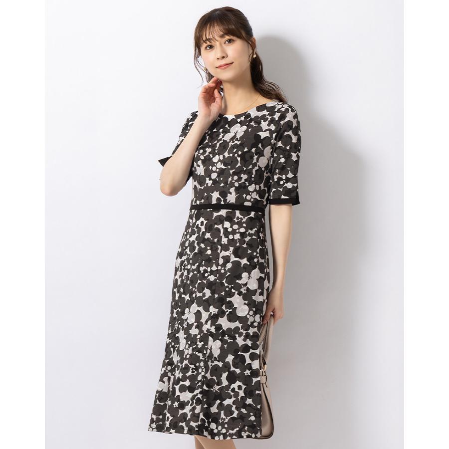 Mimi GranT ミミグラント　花柄ワンピース L ゆったり　ブラック mimigrant Yahoo!ショッピング店 - ワンピース｜Yahoo!ショッピング