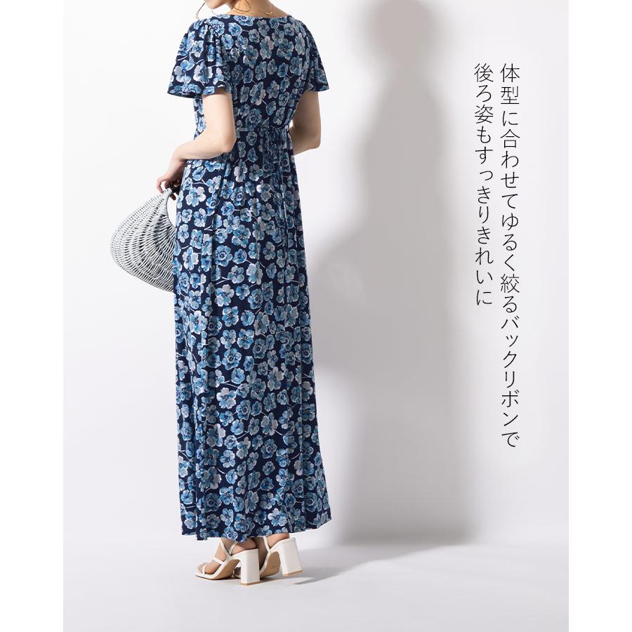 CELINE 波模様 半袖ワンピース 40 CELINE 波模様 半袖ワンピース 40 CELINE 波模様 半袖ワンピース 40
