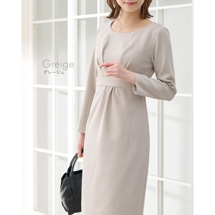 mimigrant ワンピース 服装 無地 レディースケリー Yライン