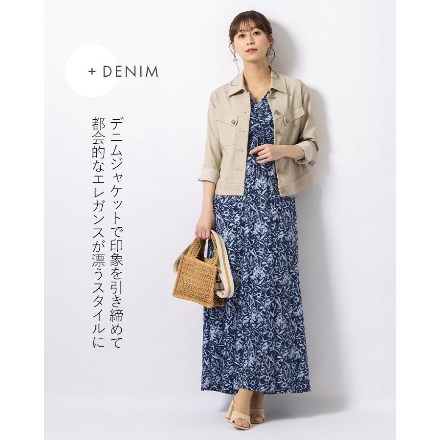 mimigrant ワンピース ルアナ Yライン シルエットフローラ opm7-090031