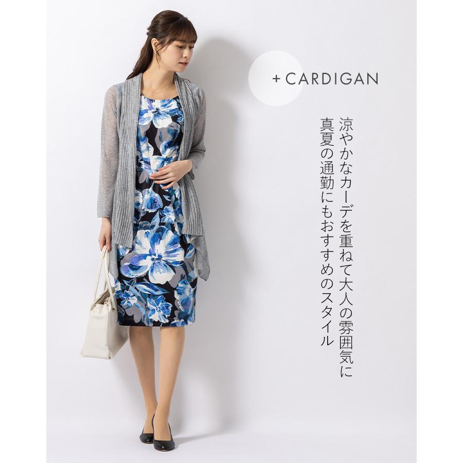 mimigrant ワンピース ケリー Xライン アクアブルーム opr6-080036