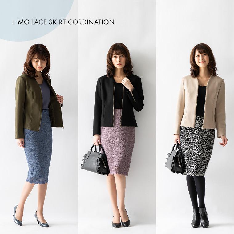 mimigrant ノーカラージャケット 無地 out010036 ツイル 洗える