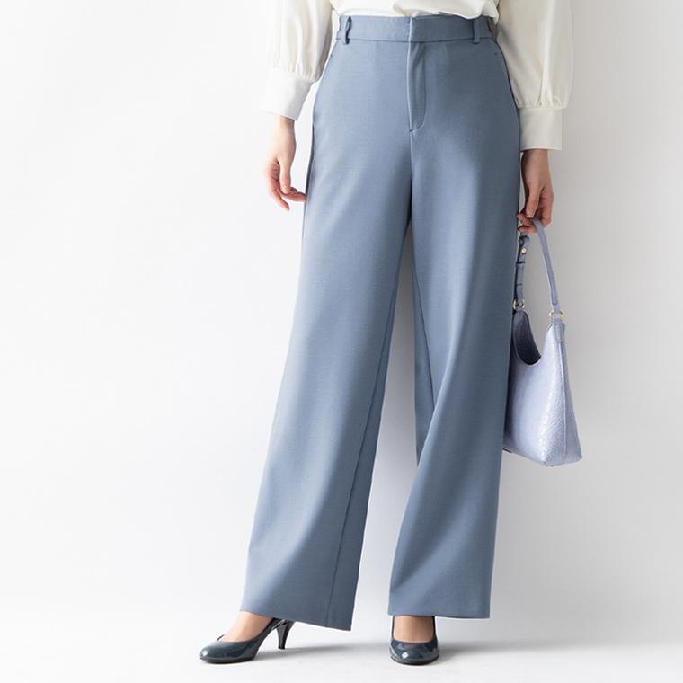 Tanm*日本未入荷*シールド/ウール ミッドプリーツ ワイドパンツ slattgir パンツ 高身長 カットソープリーツワイドパンツ 丈長め