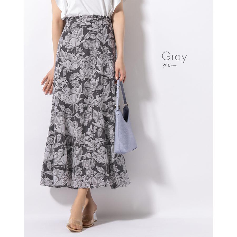 mimigrant スカート エミリー マーメイドフレアスカート 無地 sk027-04