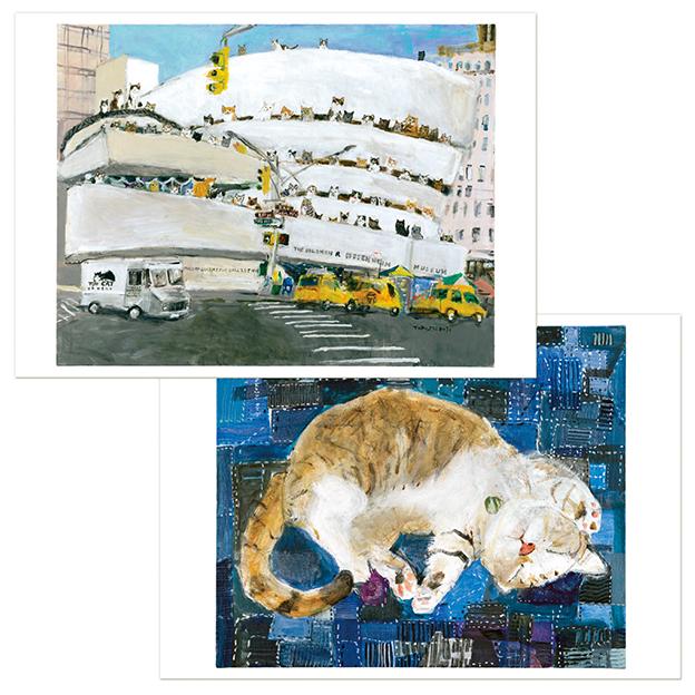 Manhattaner's（マンハッタナーズ） ポストカード12枚セットvol.2 : 猫