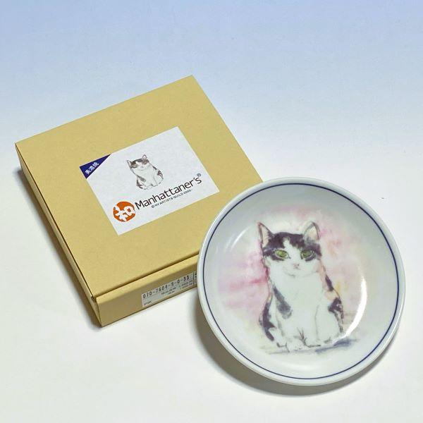 和マンハッタナーズ 猫の豆皿 和マンハッタナーズ 和食器 : 猫雑貨