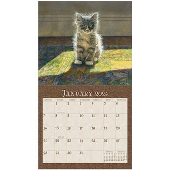 2024猫カレンダー　スエーレン・ロス　キトンズカレンダー　猫雑貨｜mimikobo｜03