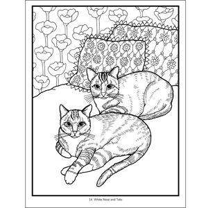 ミミ ヴァン オルセン カラーリングブック 猫の塗り絵 Mop 猫雑貨mimikobo 通販 Yahoo ショッピング